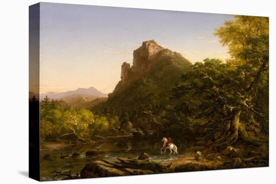 The Mountain Ford, 1846-Thomas Cole-Stretched Canvas