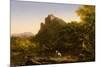 The Mountain Ford, 1846-Thomas Cole-Mounted Giclee Print