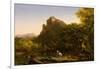 The Mountain Ford, 1846-Thomas Cole-Framed Giclee Print