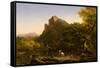 The Mountain Ford, 1846-Thomas Cole-Framed Stretched Canvas