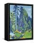 The Mountain Forest-Ernst Ludwig Kirchner-Framed Stretched Canvas