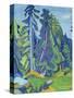 The Mountain Forest-Ernst Ludwig Kirchner-Stretched Canvas