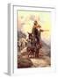 The Mountain Hunt, 1917-Frank Tenney Johnson-Framed Giclee Print