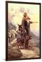 The Mountain Hunt, 1917-Frank Tenney Johnson-Framed Giclee Print