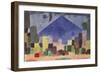 The Mountain Niesen, Egyptian Night-Paul Klee-Framed Premium Giclee Print