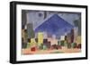 The Mountain Niesen, Egyptian Night-Paul Klee-Framed Premium Giclee Print