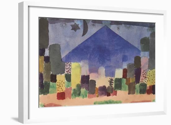 The Mountain Niesen, Egyptian Night-Paul Klee-Framed Giclee Print