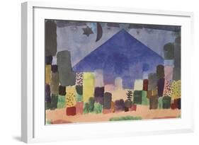 The Mountain Niesen, Egyptian Night-Paul Klee-Framed Giclee Print