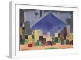 The Mountain Niesen, Egyptian Night-Paul Klee-Framed Giclee Print