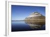 The Mountain of Kirkjufell Reflected in the Waters of Halsvadali, Snaefellsnes Peninsula, Iceland-William Gray-Framed Photographic Print