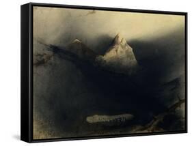 The Mountain of Myths-Victor Hugo-Framed Stretched Canvas