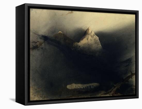 The Mountain of Myths-Victor Hugo-Framed Stretched Canvas