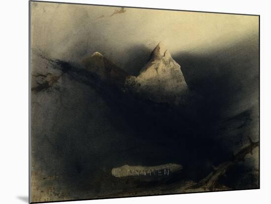 The Mountain of Myths-Victor Hugo-Mounted Art Print