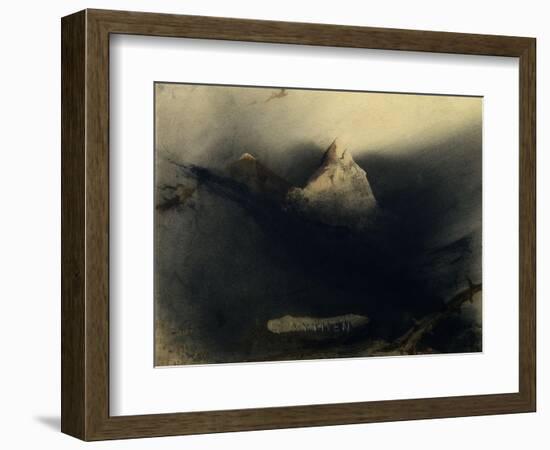 The Mountain of Myths-Victor Hugo-Framed Art Print