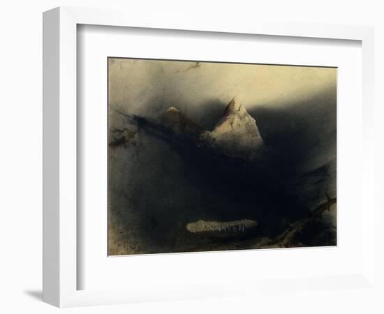 The Mountain of Myths-Victor Hugo-Framed Art Print