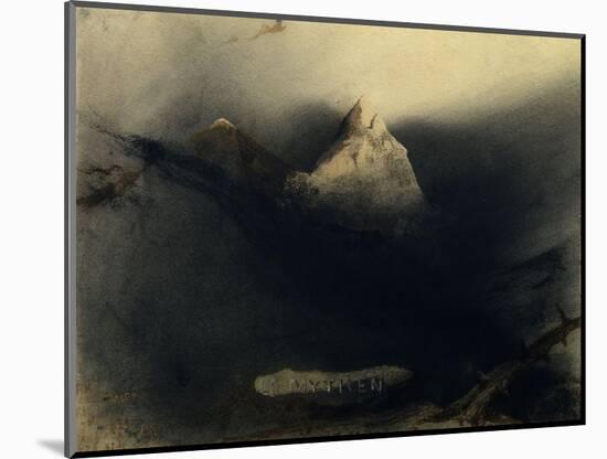 The Mountain of Myths-Victor Hugo-Mounted Art Print
