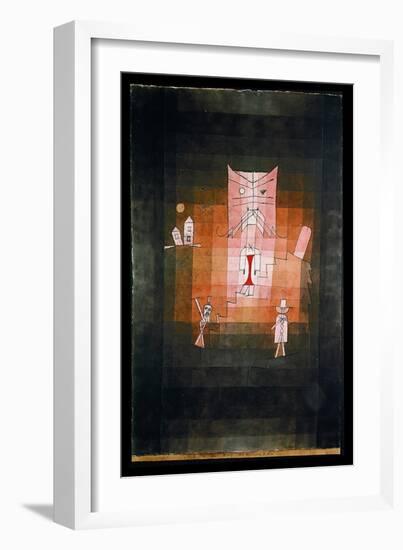 The Mountain of the Sacred Cat, 1923-Paul Klee-Framed Giclee Print