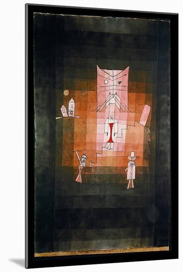 The Mountain of the Sacred Cat, 1923-Paul Klee-Mounted Giclee Print