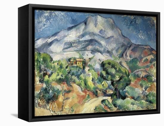 The Mountain Saint Victoire-Paul Cézanne-Framed Stretched Canvas