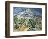 The Mountain Saint Victoire-Paul Cézanne-Framed Art Print