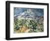 The Mountain Saint Victoire-Paul Cézanne-Framed Art Print