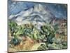 The Mountain Saint Victoire-Paul Cézanne-Mounted Art Print