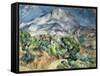 The Mountain Saint Victoire-Paul Cézanne-Framed Stretched Canvas