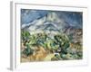 The Mountain Saint Victoire-Paul Cézanne-Framed Art Print