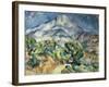 The Mountain Saint Victoire-Paul Cézanne-Framed Art Print