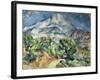 The Mountain Saint Victoire-Paul Cézanne-Framed Art Print