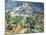 The Mountain Saint Victoire-Paul Cézanne-Mounted Art Print