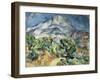 The Mountain Saint Victoire-Paul Cézanne-Framed Art Print