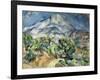 The Mountain Saint Victoire-Paul Cézanne-Framed Art Print