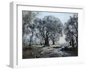 The Mountain Stream of Vallonet, 1892-Emmanuel Lansyer-Framed Giclee Print