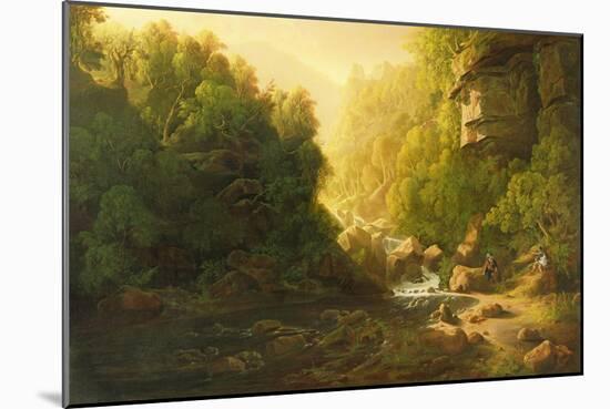 The Mountain Torrent, C.1820-30-Francis Danby-Mounted Giclee Print