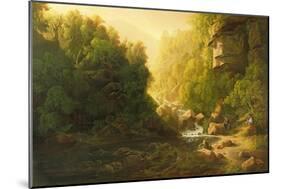 The Mountain Torrent, C.1820-30-Francis Danby-Mounted Giclee Print