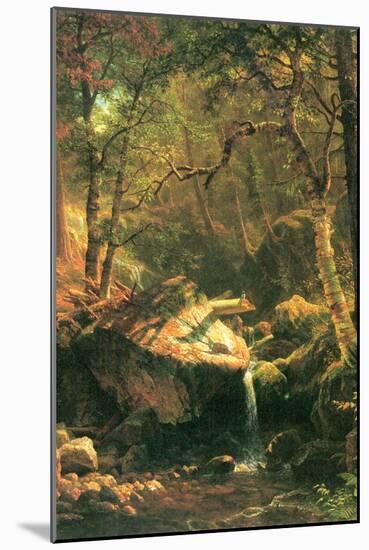 The Mountain-Albert Bierstadt-Mounted Art Print