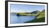 The mountains and cliffs. Denmark, Faroe Islands-Martin Zwick-Framed Photographic Print