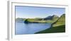 The mountains and cliffs. Denmark, Faroe Islands-Martin Zwick-Framed Photographic Print