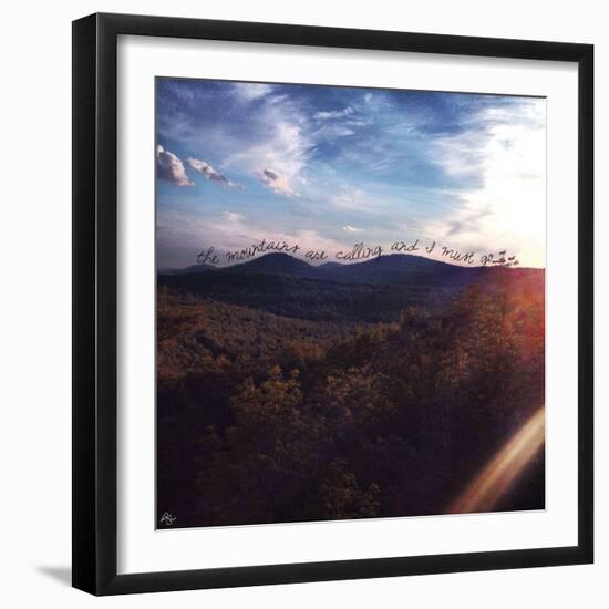 The Mountains are Calling-Kimberly Glover-Framed Giclee Print