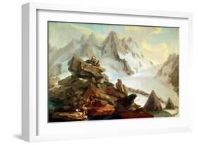 The Mountains at Lauteraar, 1776-Caspar Wolf-Framed Giclee Print
