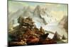 The Mountains at Lauteraar, 1776-Caspar Wolf-Mounted Giclee Print