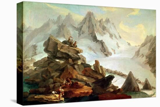 The Mountains at Lauteraar, 1776-Caspar Wolf-Stretched Canvas