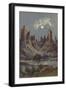 The Mountains of Hombori-null-Framed Giclee Print