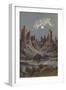 The Mountains of Hombori-null-Framed Giclee Print