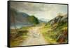 The Mountains of Moidart-John MacWhirter-Framed Stretched Canvas