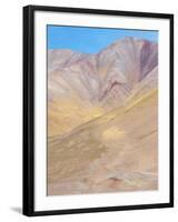 The mountains of the Altiplano, near the village of Tolar Grande, close to the border of Chile.-Martin Zwick-Framed Photographic Print