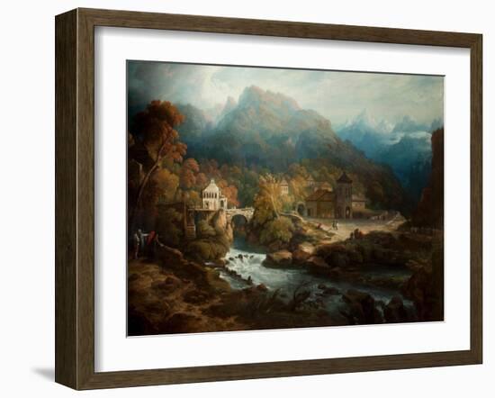 The Mountains of Vietri-Philip Reinagle-Framed Giclee Print