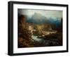The Mountains of Vietri-Philip Reinagle-Framed Giclee Print