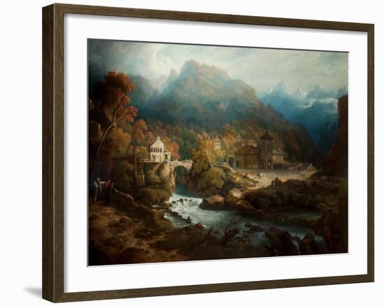 The Mountains of Vietri-Philip Reinagle-Framed Giclee Print